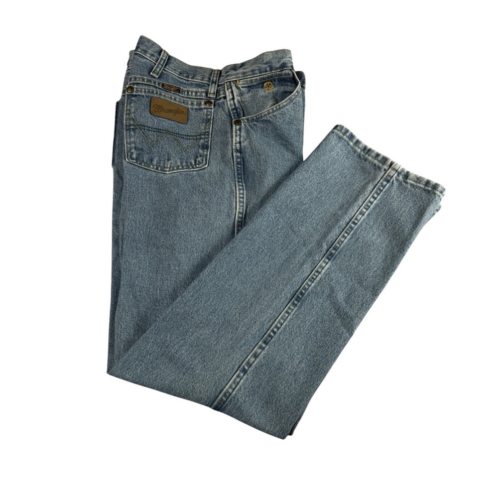 WRANGLER George Strait Jeans Mens 36x32 Cowboy Cut Original Fit 13MGSSW Blue